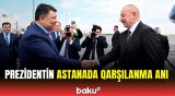 Prezident İlham Əliyevin Astanaya səfərindən görüntülər
