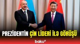 İlham Əliyev Astanada Si Cinpinlə görüşdü