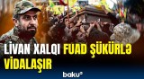 İsrail tərəfindən qətlə yetirilən Fuad Şükürlə vida mərasimində izdiham