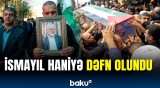 İsmayıl Haniyə Qətərdə torpağa tapşırıldı | Dəfndən görüntülər