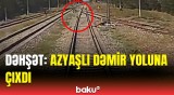 Bakı-Ağstafa yolunda təhlükəli anlar | Qatar son anda dayandı