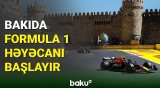 Bu gün Bakıda Formula 1 üzrə Azərbaycan Qran-prisi başlayır