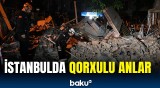 Binanın çökdüyü ərazidən ən son görüntülər | Türkiyə