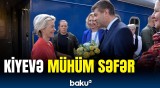 Avropa Komissiyasının sədri Ursula fon der Lyayen Kiyevdə belə qarşılandı