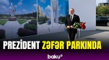 Zəfər parkında Vətən müharibəsi qəhrəmanlarının xatirəsi anıldı