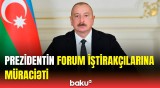 Ədliyyə naziri İlham Əliyevin müraciətini səsləndirdi | Beynəlxalq Bakı Forumu