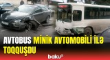 Sərnişin avtobusu qəzaya düşdü | "BakuBus"dan açıqlama