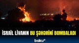 Sakinlər atılan raketlərin videosunu belə çəkdi | Livanın şəhəri atəş altında