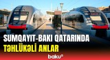 Sumqayıt-Bakı qatarında nə baş verib? - ADY-dən təcili açıqlama