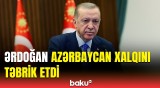 Türkiyə Prezidenti xalqımızı Müstəqilliyin Bərpası Günü münasibətilə təbrik edib