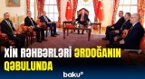 Ərdoğan “3+3” əməkdaşlıq platformasına qatılan XİN rəhbərlərini qəbul edib