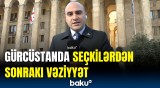 Baku TV Gürcüstan Parlamentinin önündə | Əməkdaşımız son məlumatları çatdırdı