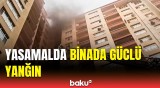 Bakıda çoxmərtəbəli yaşayış binasında dəhşətli yanğın | Sakinlər təxliyə edildi