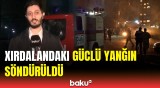 Xırdalanda yanğının baş verdiyi ərazidə son vəziyyət | FHN hadisə yerində