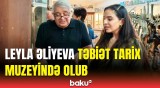 Leyla Əliyeva Təbiət Tarix Muzeyi ilə bağlı paylaşım edib