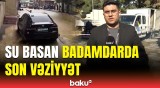 Badamdarda su borusunda qəza baş verdi | Baku TV hadisə yerində