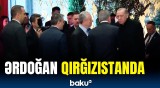 Ərdoğan və xanımının Qırğızıstanda qarşılanma anı