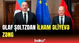 Almaniya Kansleri Olaf Şoltzla Prezident İlham Əliyev arasında telefon danışığı baş tutub