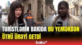 Bakıya gələn turistlərlə maraqlı reportaj | Şəhərinizə xüsusi gözəllik verən isə...