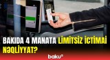 “Bakı kart”la 6 ay nəqliyyat pulsuz olacaq? | AYNA-dan məsələyə reaksiya