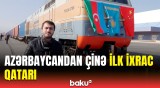 "Bakı-Sian" blok qatarının yola salınma mərasimi