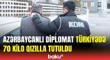 İstanbulda 70 kiloqram qızılla saxlanılan azərbaycanlı həbs edildi