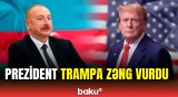 İlham Əliyev Donald Trampı ABŞ Prezidenti seçilməsi münasibətilə təbrik etdi