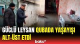 Evləri və həyətləri su basdı | Qubadan dəhşətə gətirən görüntülər