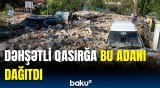 Qasırğa Yunanıstanın bu adasında həyatı iflic etdi | Dəhşətə gətirən mənzərə