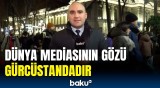 Gürcüstandakı aksiyalarda insanların sayı getdikcə azalır | Əməkdaşımız ən son məlumatları çatdırdı