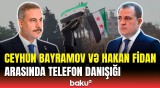 Ceyhun Bayramov Fidanla Suriyadakı son vəziyyəti müzakirə etdi | Detallar açıqlandı