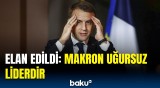 Makron yenə biabır oldu | Sorğunun nəticələri açıqlandı