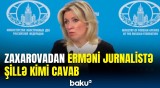 Zaxarova bu dəfə ona od püskürdü | Biz bunu dəfələrlə qeyd etmişik!