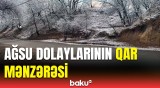 Ağsudan ürək isidən görüntülər | Gözoxşayan qış mənzərəsi