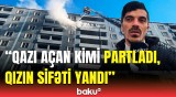 Sarayda çoxmərtəbəli yaşayış binasında baş verən yanğının təfərrüatı