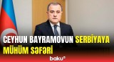 XİN başçısı Ceyhun Bayramovun Serbiya səfərinin məqsədi