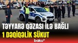 Təyyarə qəzasının qurbanları Gədəbəydə bir dəqiqəlik sükutla yad edildi