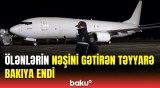 Qəzada həlak olanların cənazəsi Aktaudan Bakıya gətirildi | Təyyarənin Bakıya enmə anı