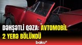 Goranboyda 2 avtomobil toqquşdu: Xəsarətalanlar var