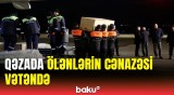 Təyyarə qəzasında həlak olanların nəşi Bakıda