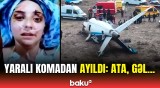 Təyyarə qəzasında xəsarət alan Leyla komadan ayıldı | Təsirli görüntülər