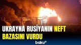 Ukrayna sərhəddən kilometrlərlə kənardakı Rusiya vilayətini hədəfə aldı