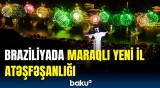 Braziliyada bayram ab-havası | Atəşfəşanlıqdan görüntülər