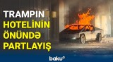 Bayden Trampa görə hərəkətə keçdi | Donaldın hotelinin önündə qorxulu anlar