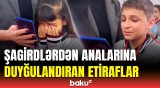 Şagirdlər həm ağladı, həm ağlatdı... | Məktəbdə təsirli anlar