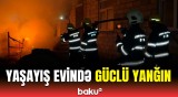 Sumqayıtda yaşayış evi alova büründü | FHN hadisə yerində