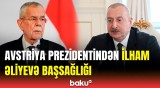 Avstriya Prezidenti təyyarə qəzası ilə bağlı İlham Əliyevə başsağlığı məktubu ünvanladı