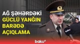 FHN-dən Ağ Şəhərdə mənzildə baş verən yanğın barədə məlumat