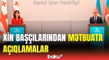 Azərbaycan və Gürcüstan XİN başçılarının mətbuata birgə bəyanatları