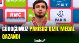 Cüdoçumuz Ruslan Paşayev Parisdə qızıl medalın sahibi olub